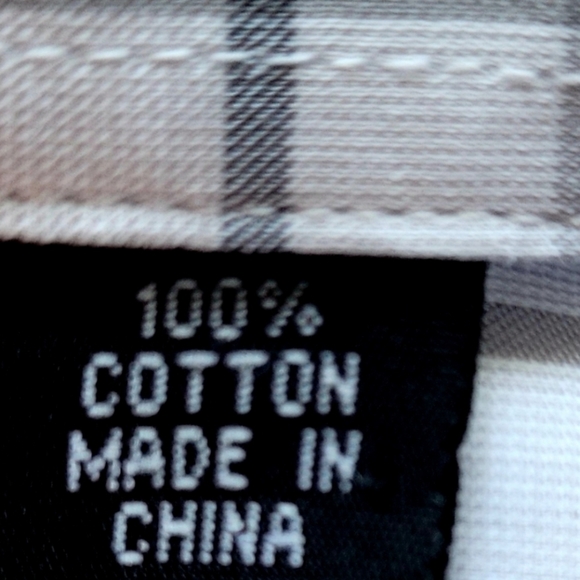 English Laundry Men's Dress Shirt, White & Black/Gray Stripes, 100% Cotton. - Picture 12 of 12